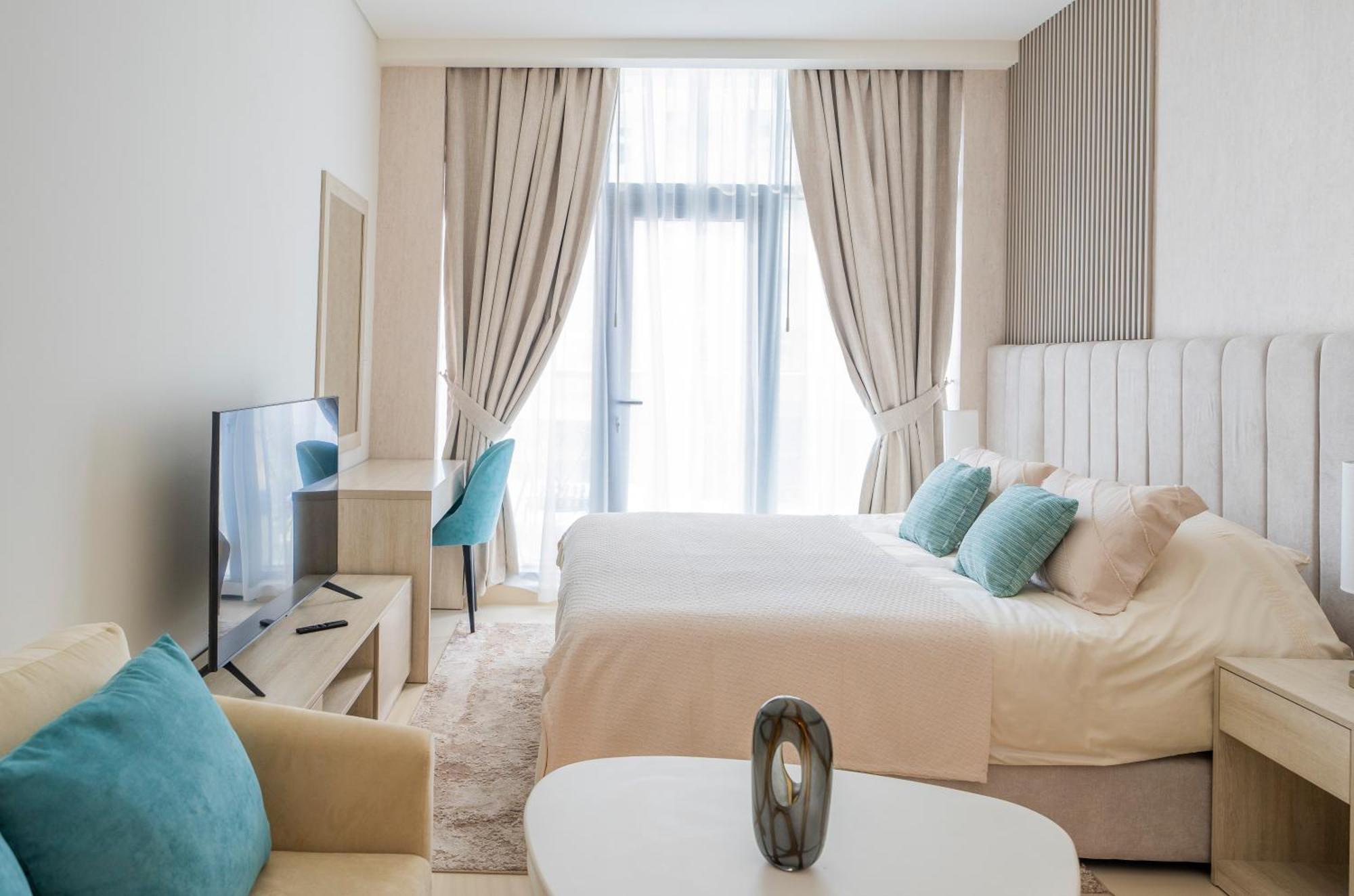 Studio With Pool And Private Beach Access On Palm Jumeirah دبي المظهر الخارجي الصورة