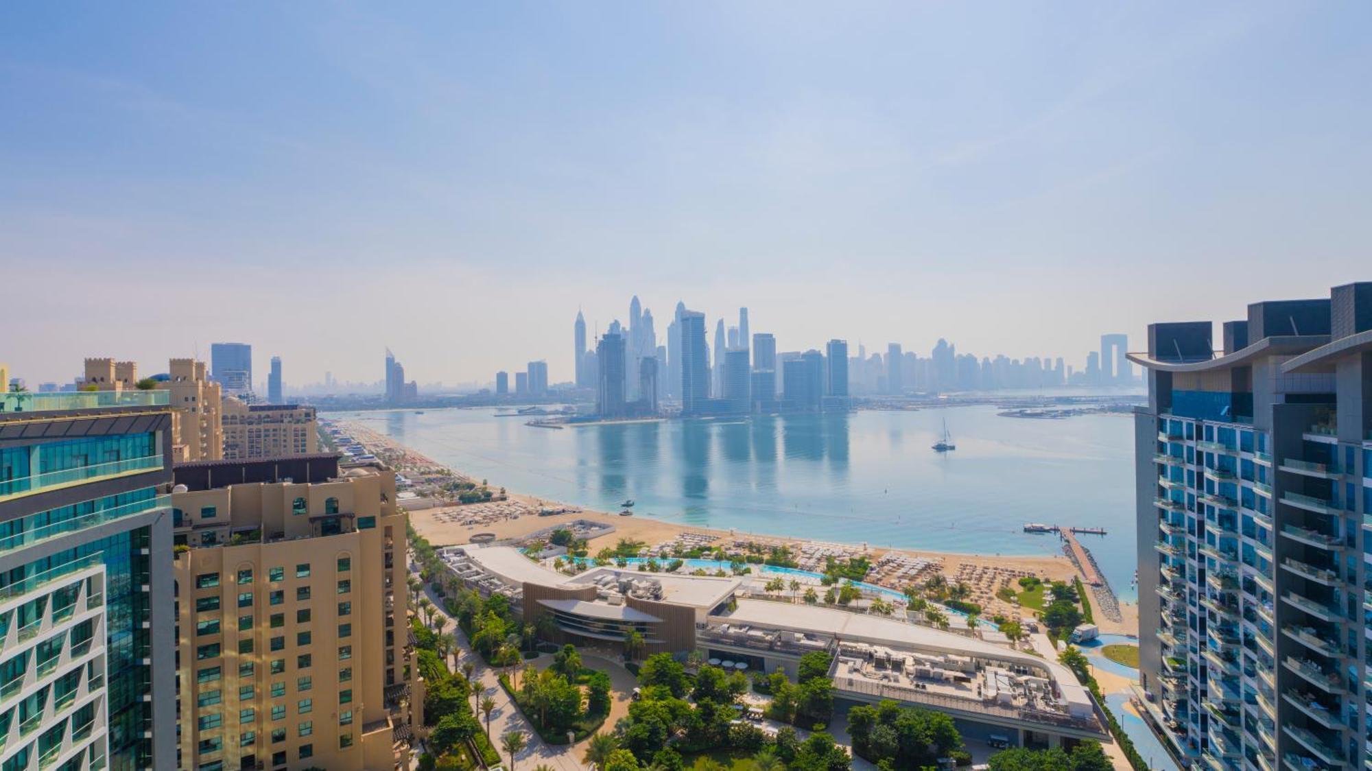 Studio With Pool And Private Beach Access On Palm Jumeirah دبي المظهر الخارجي الصورة