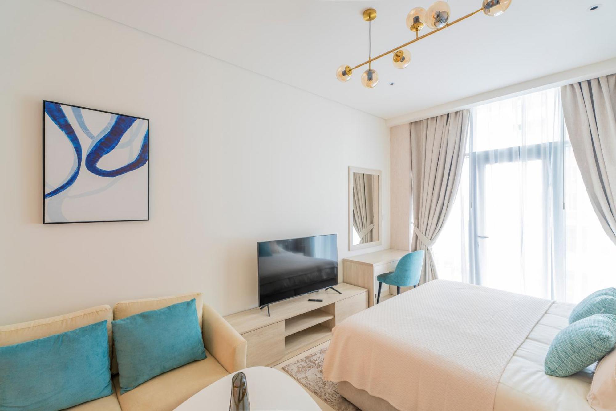 Studio With Pool And Private Beach Access On Palm Jumeirah دبي المظهر الخارجي الصورة
