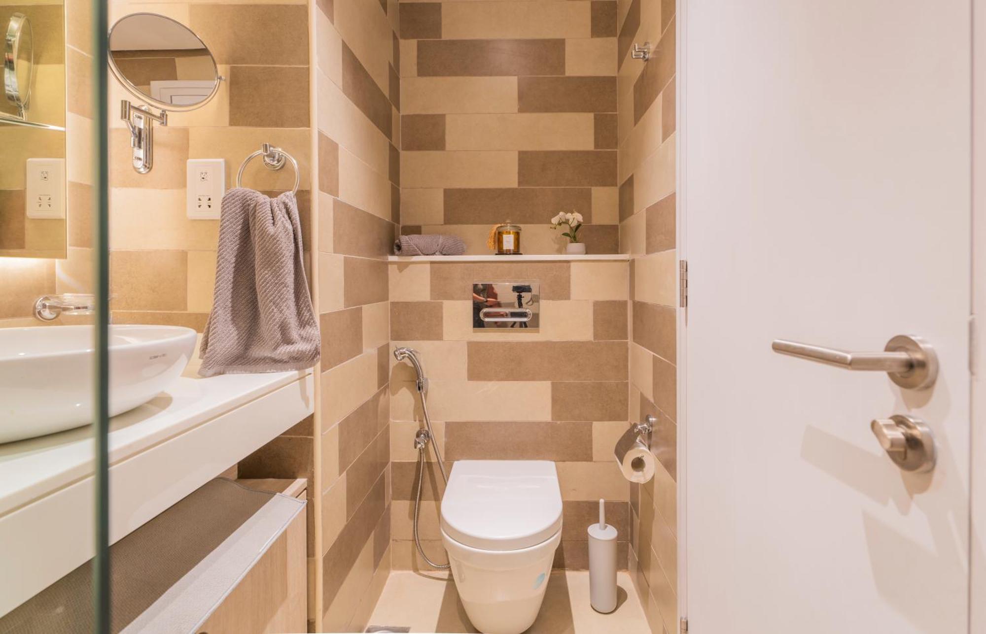 Studio With Pool And Private Beach Access On Palm Jumeirah دبي المظهر الخارجي الصورة