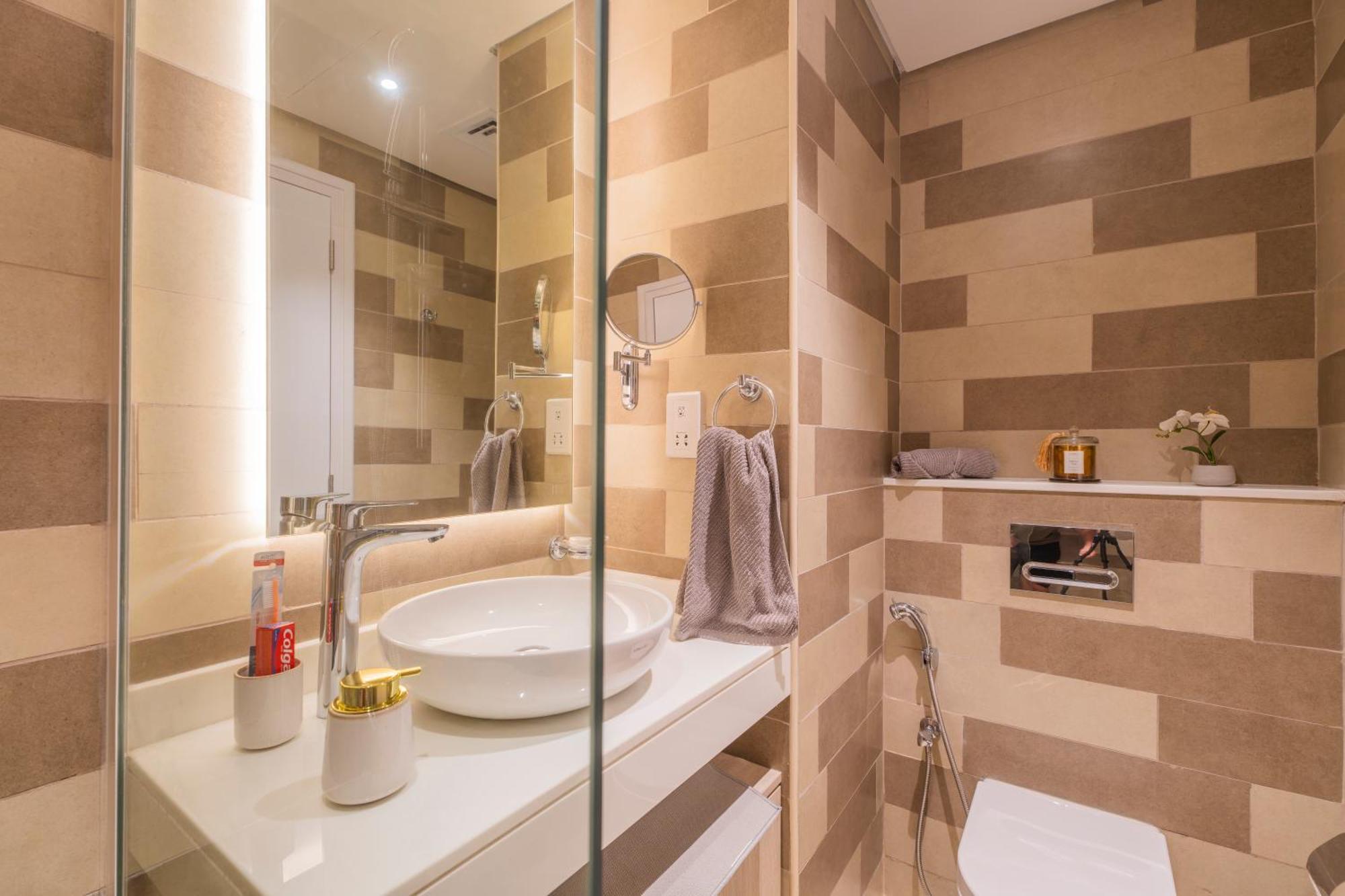 Studio With Pool And Private Beach Access On Palm Jumeirah دبي المظهر الخارجي الصورة