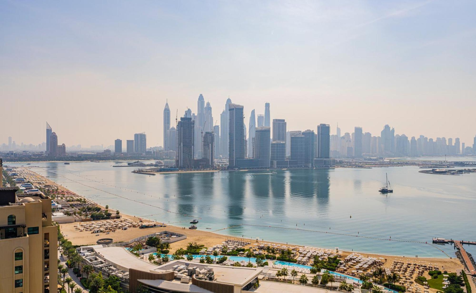Studio With Pool And Private Beach Access On Palm Jumeirah دبي المظهر الخارجي الصورة