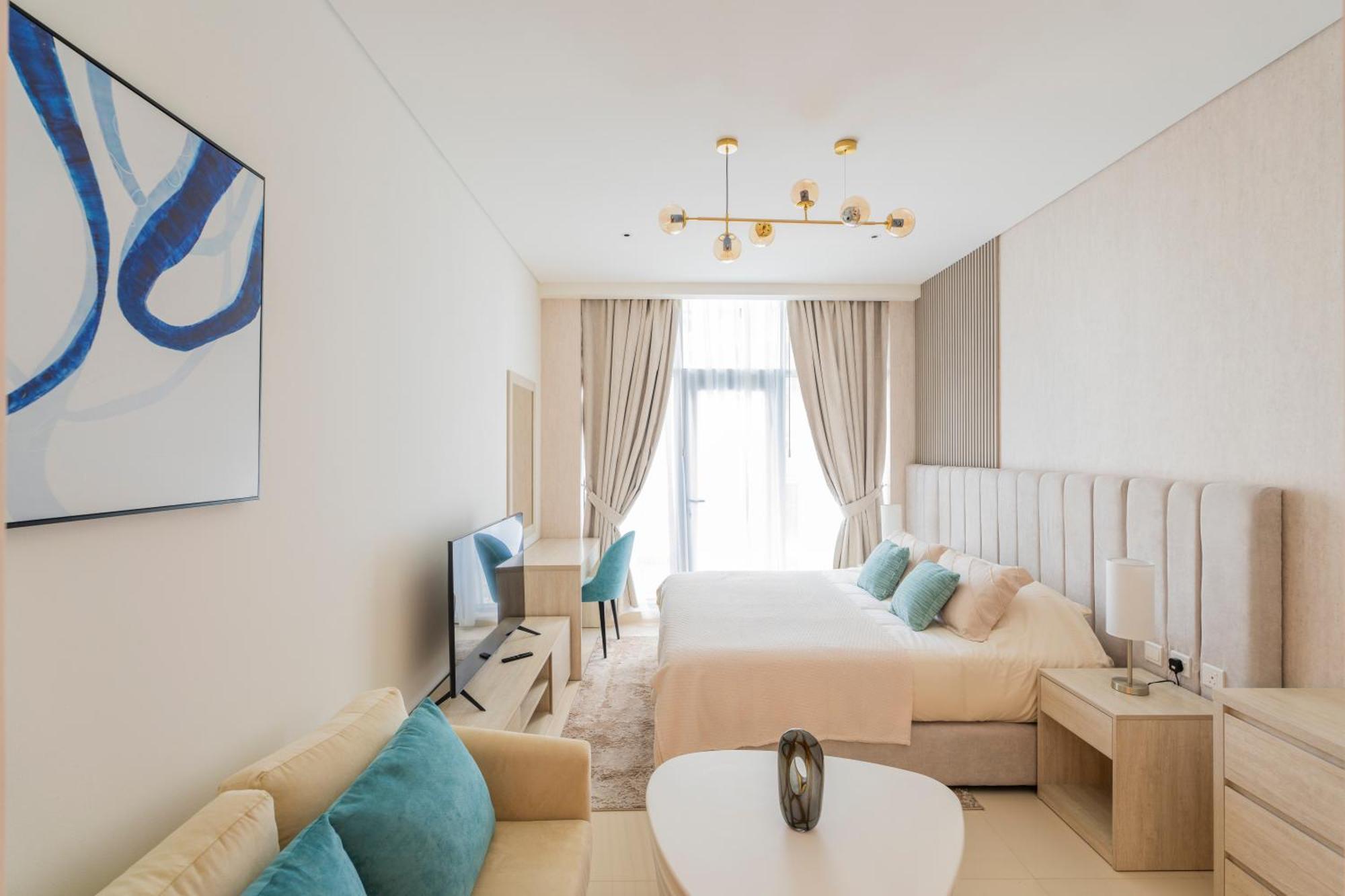 Studio With Pool And Private Beach Access On Palm Jumeirah دبي المظهر الخارجي الصورة