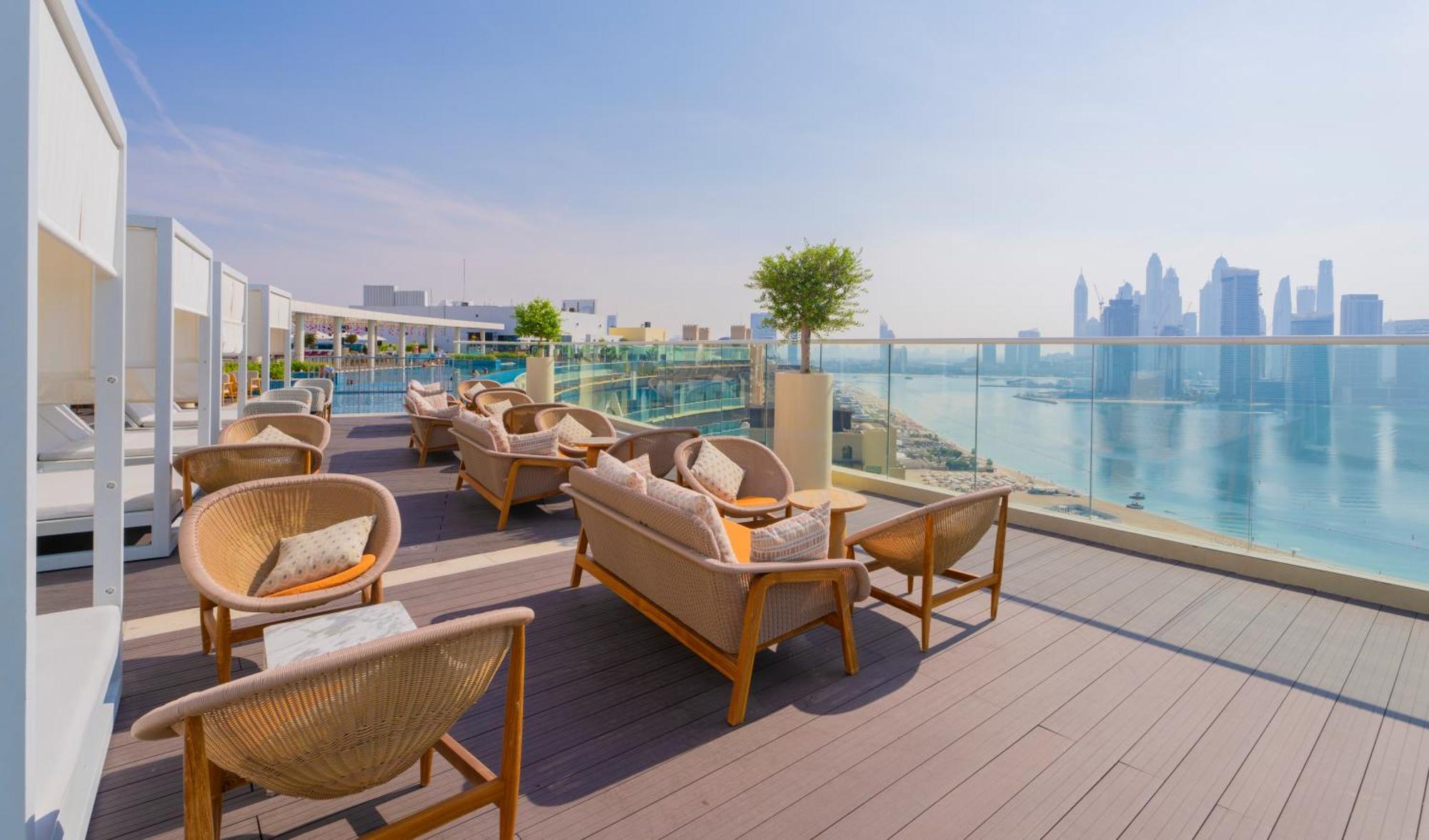 Studio With Pool And Private Beach Access On Palm Jumeirah دبي المظهر الخارجي الصورة