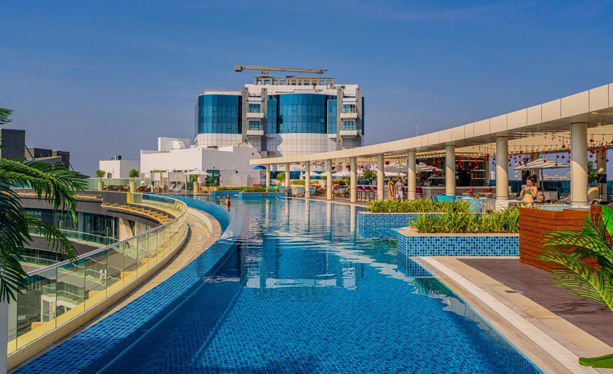 Studio With Pool And Private Beach Access On Palm Jumeirah دبي المظهر الخارجي الصورة
