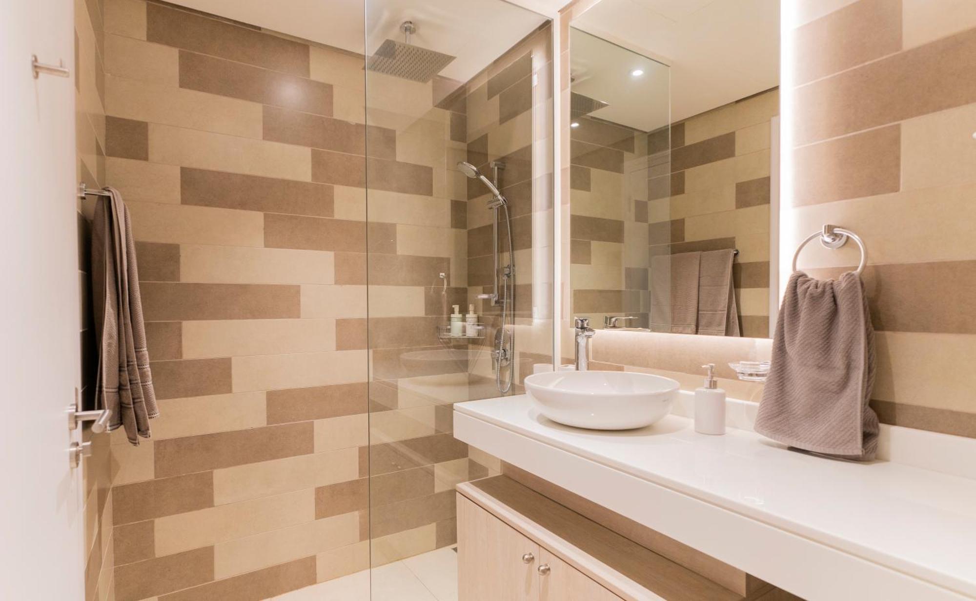 Studio With Pool And Private Beach Access On Palm Jumeirah دبي المظهر الخارجي الصورة